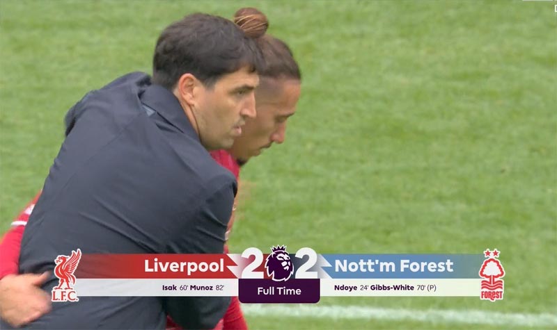 Liverpool FC – Nottingham Forest 2:2 (0:1