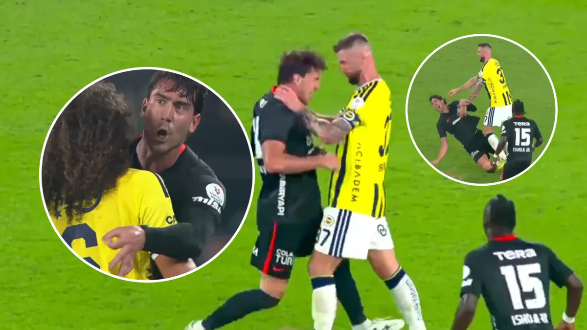 Škriniar v ostrom konflikte s Vlahovičom. Srb mu ukázal vulgárne gesto. Besiktas si zo Slováka verejne uťahuje