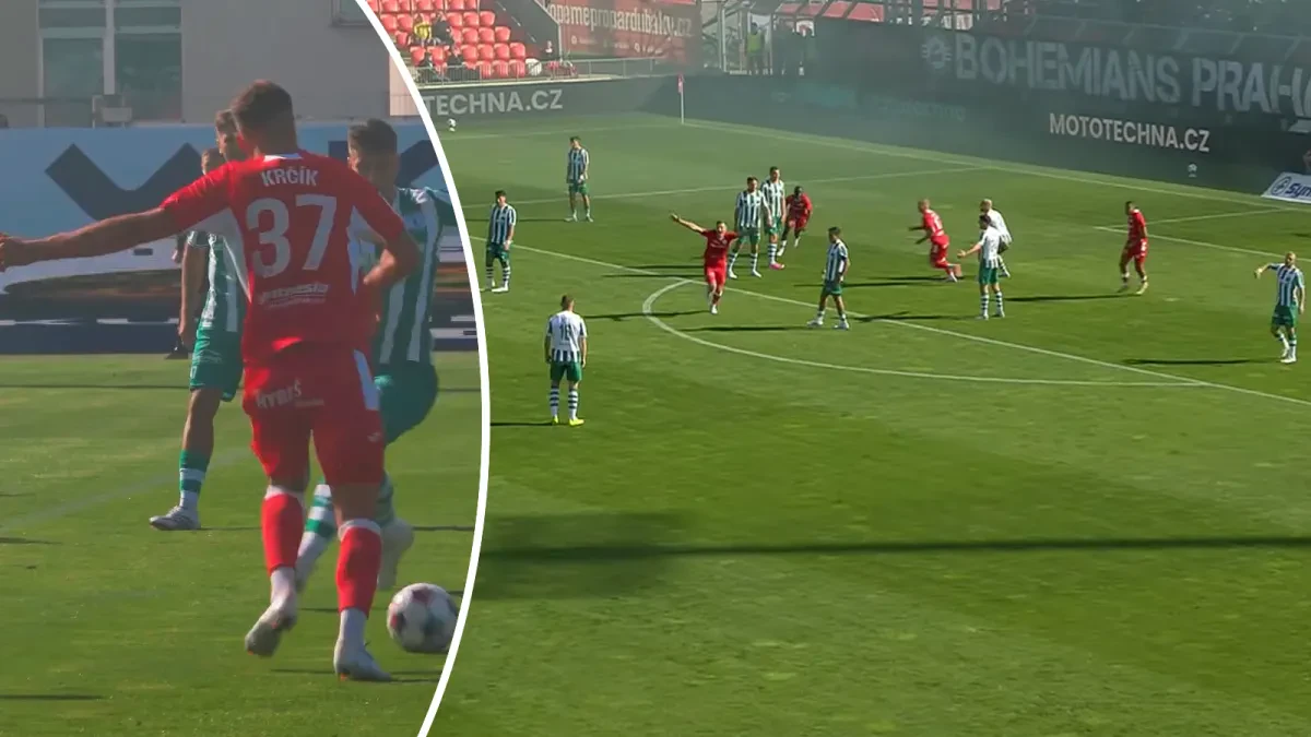 Nechcený v Plzni, hrdina v Pardubiciach. Krčík pri ligovom debute výstavne prekonal Frühwalda