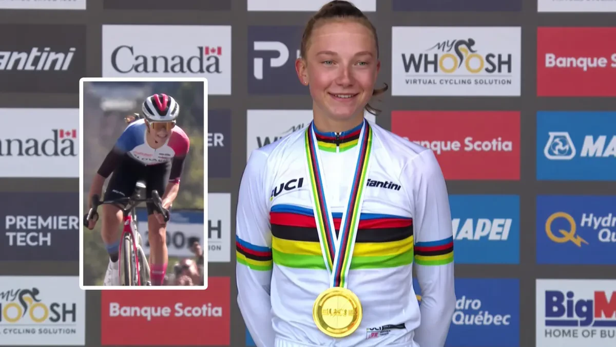 Viktória Chladoňová sa stala majsterkou sveta v cyklistike do 23 rokov. V Montreale vybojovala dúhový dres