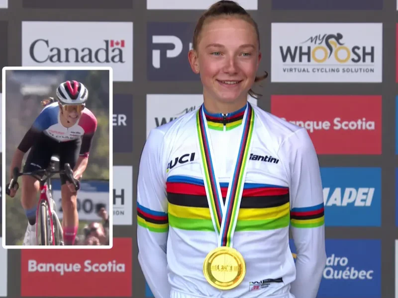 Viktória Chladoňová sa stala majsterkou sveta v cyklistike do 23 rokov. V Montreale vybojovala dúhový dres