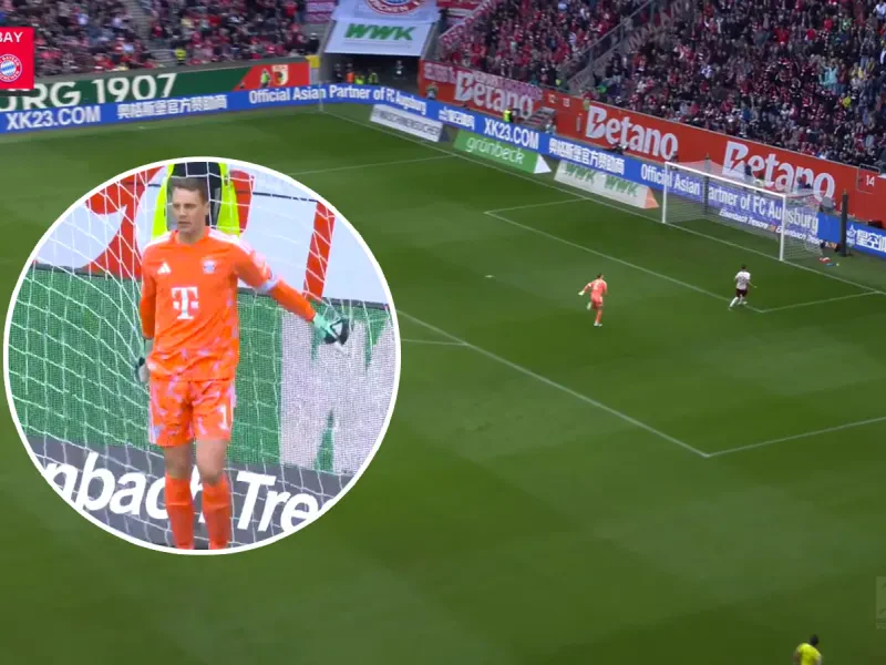Obrovský skrat Neuera prepísal dejiny Bundesligy. Augsburg strelil gól už v prvých sekundách
