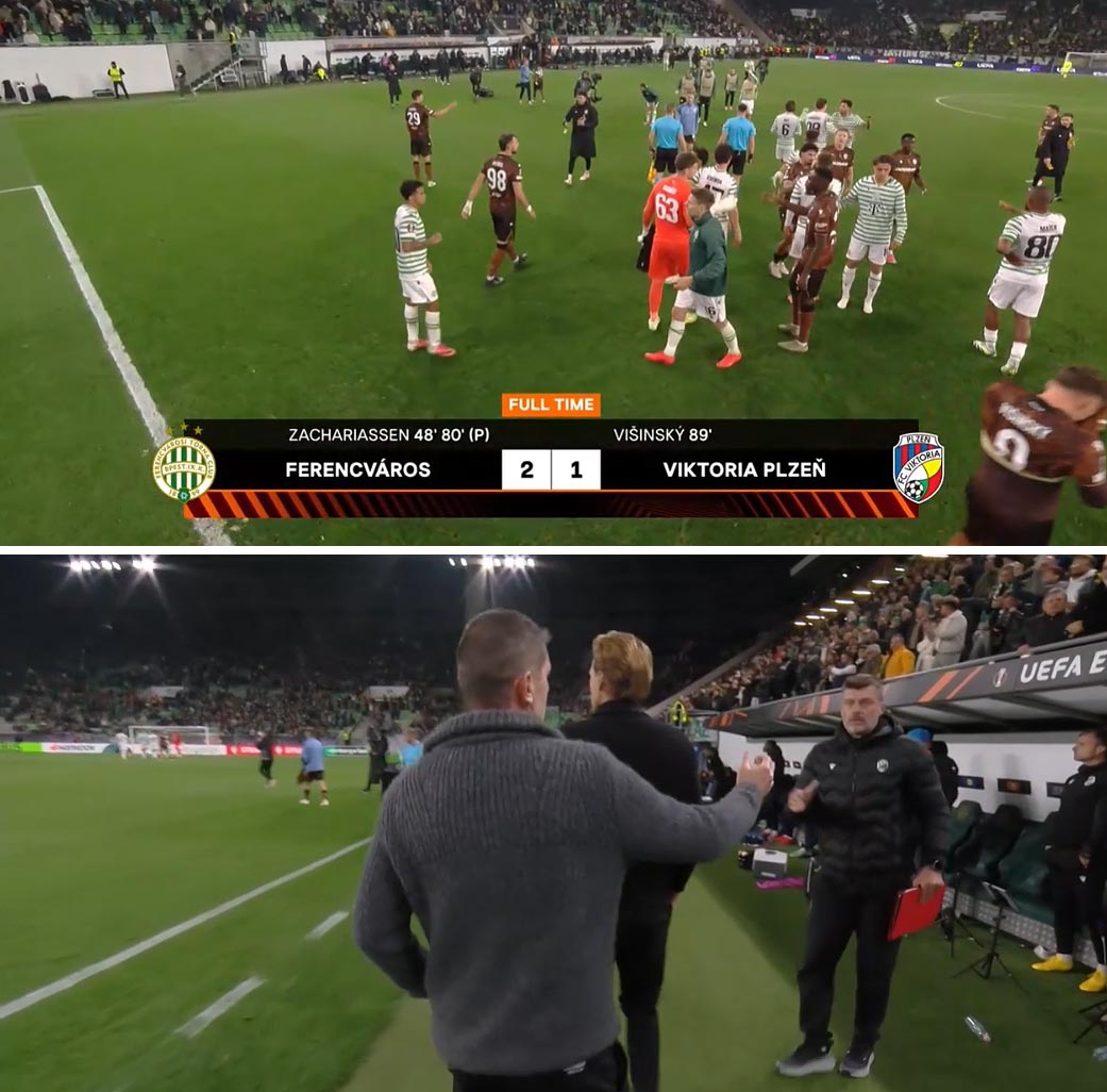Ferencváros Budapešť - FC Viktoria Plzeň 2:1