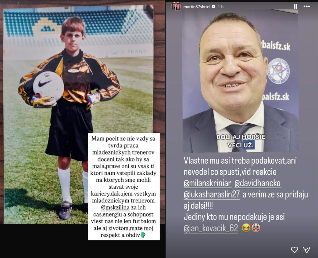 Reakcie Dúbravku a Škrtela