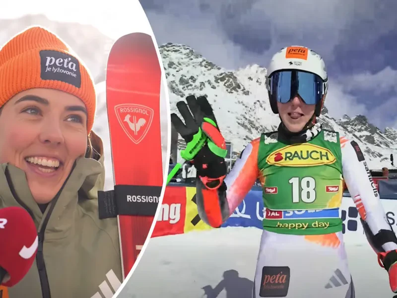 Dojatá Petra Vlhová si užíva návrat bez tlaku. V cieli jej gratulovala aj Mikaela Shiffrinová