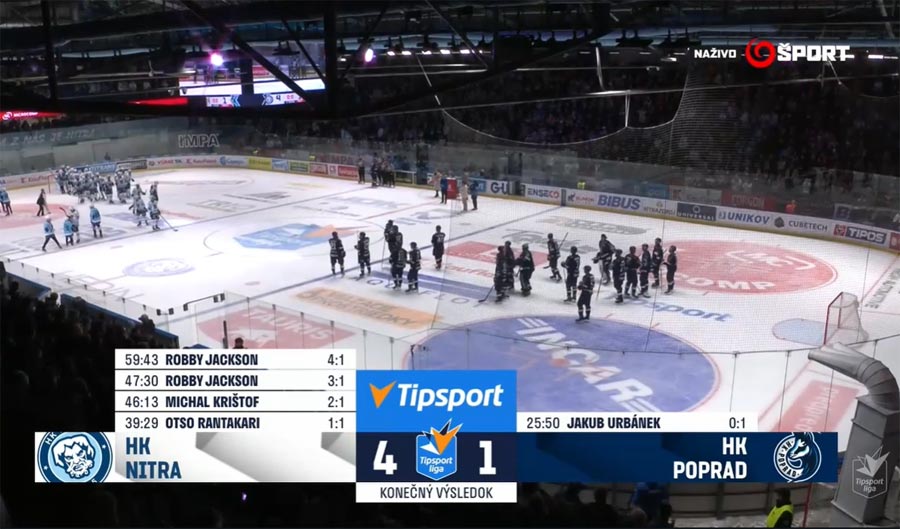 HK Nitra - HK Poprad 4:1