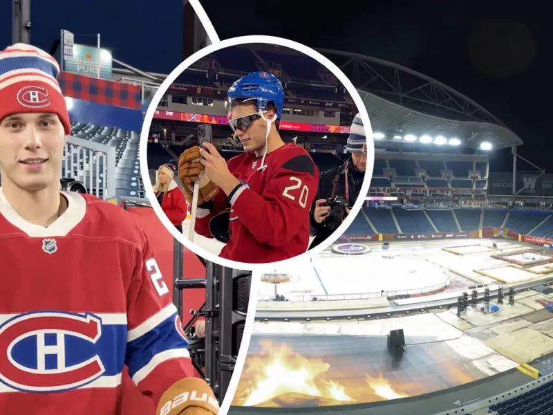 Juraj Slafkovský zažije v NHL premiéru pod holým nebom. Montreal čaká bitka vo Winnipegu