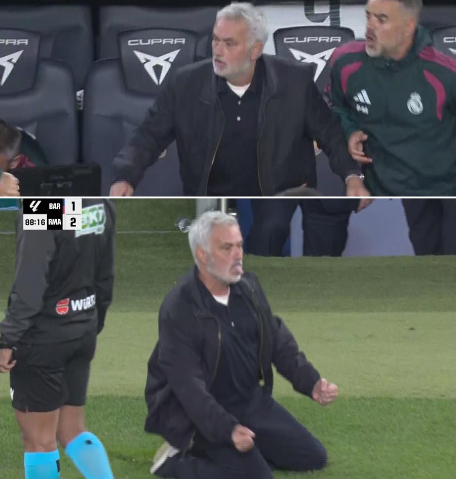 Mourinho po víťaznom góle Realu počas El Clásica