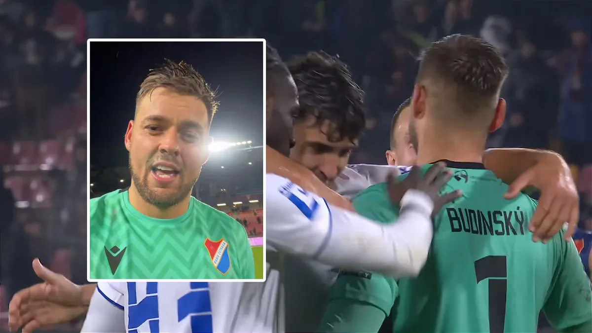 Životný výkon slovenského brankára v Česku. Viktor Budinský vychytal v pohári Spartu Praha