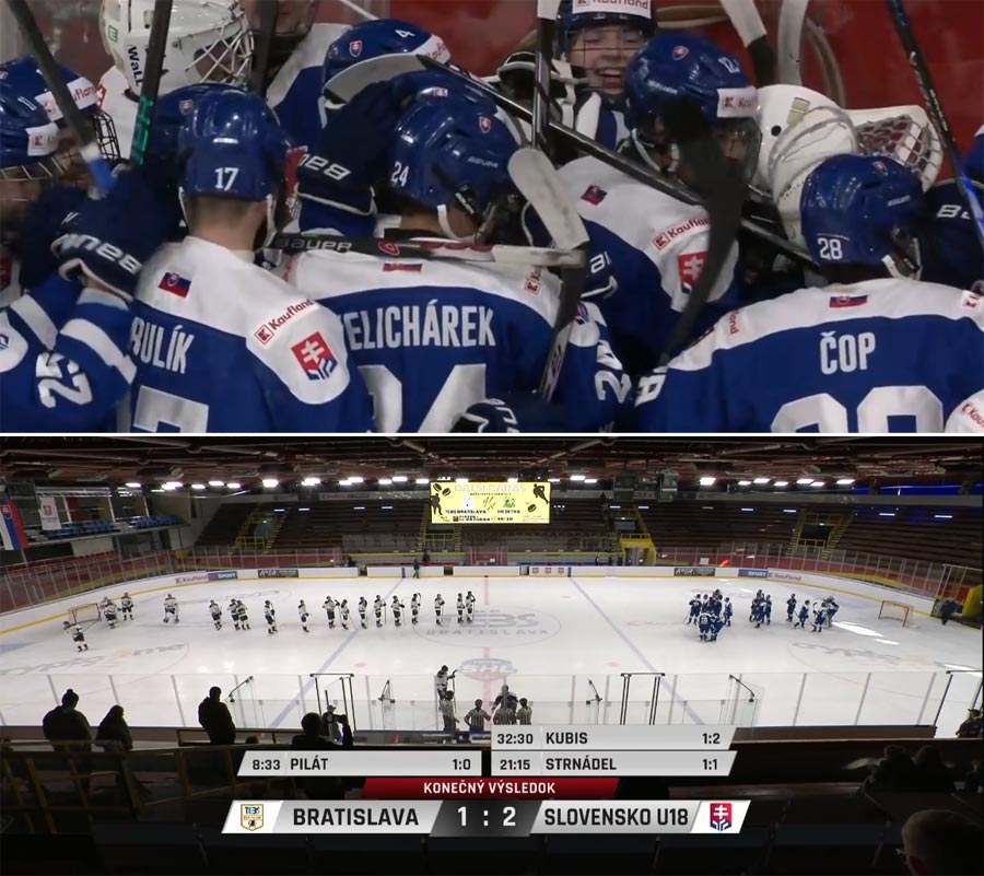 TEBS Bratislava vs. Slovensko U18