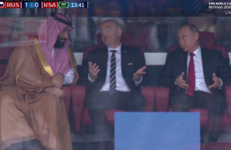 Perfektná reakcia Putina po dnešnom triumfe 5:0 nad Saudskou Arábiou (VIDEO)