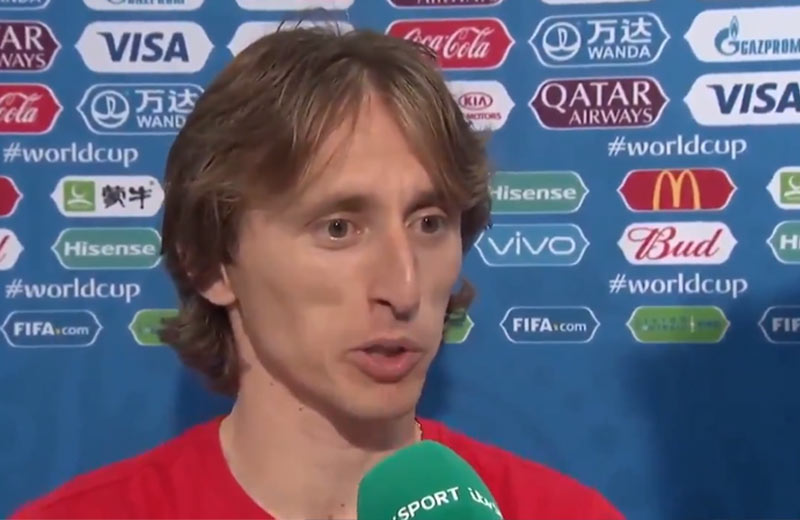 Luka Modrič zotrel celé Anglicko v pozápasovom rozhovore: Mali by byť radšej viac skromnejší a rešpektovať súpera! (VIDEO)